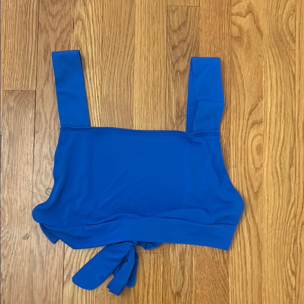 Blue Sleeveless Top